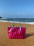Pink Beach Bag (With Pouch)