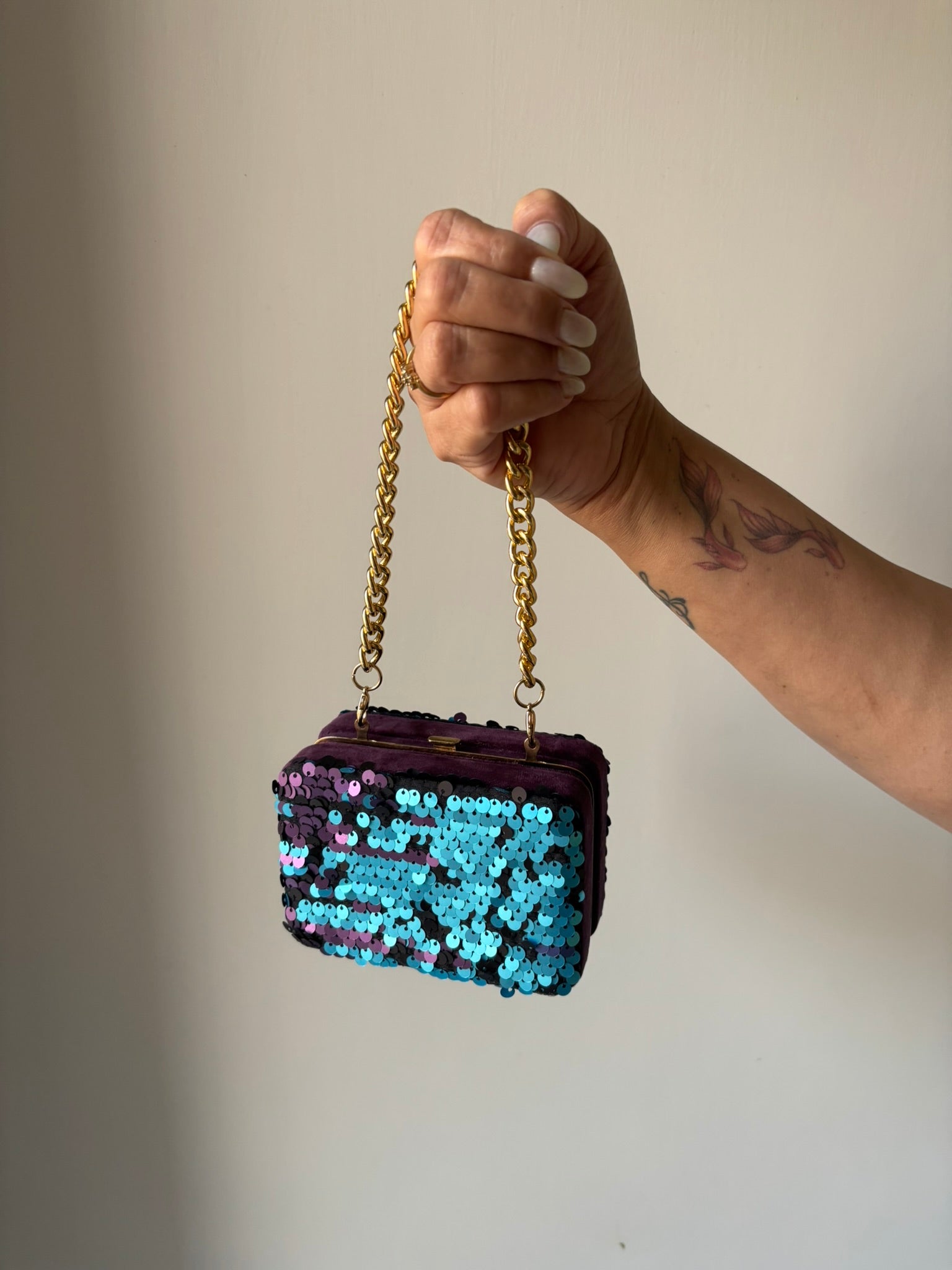 Gala Box Clutch - Cool Tones
