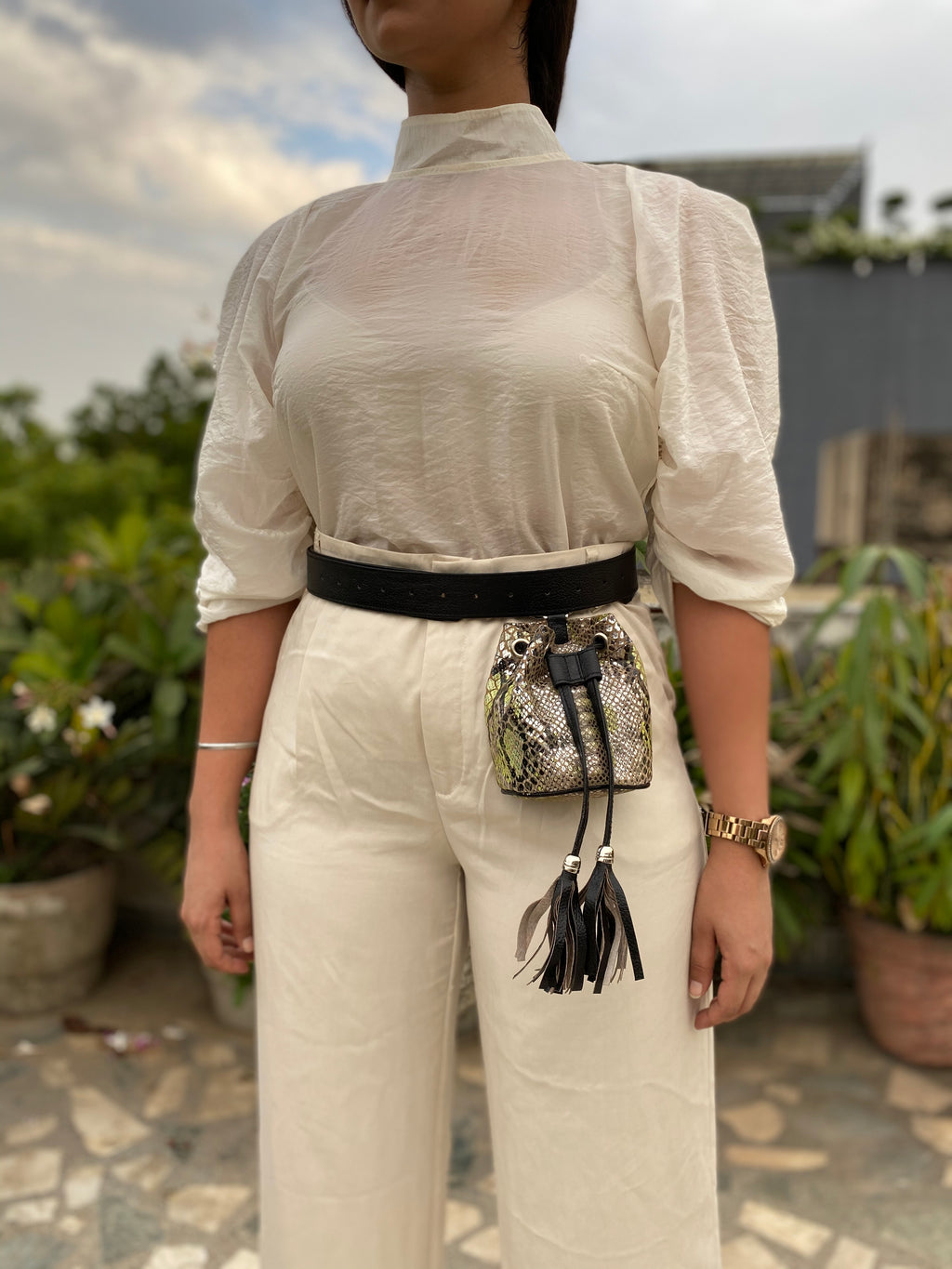 Doki Doki Belt Bag (Black)