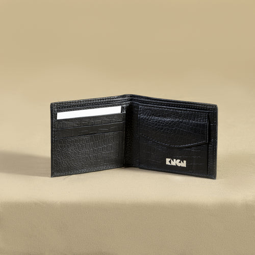 Black Vintage Classic Wallet with coin pocket
