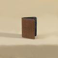 Brown/Black Croco Mini Wallet