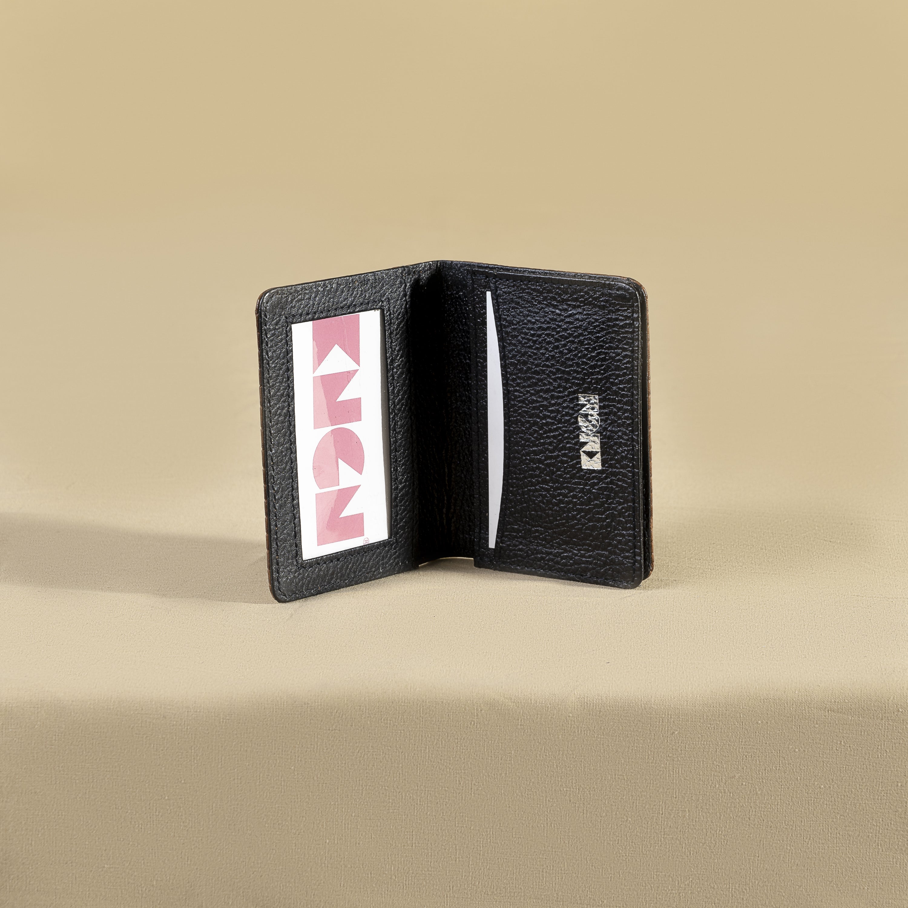 Brown/Black Croco Mini Wallet