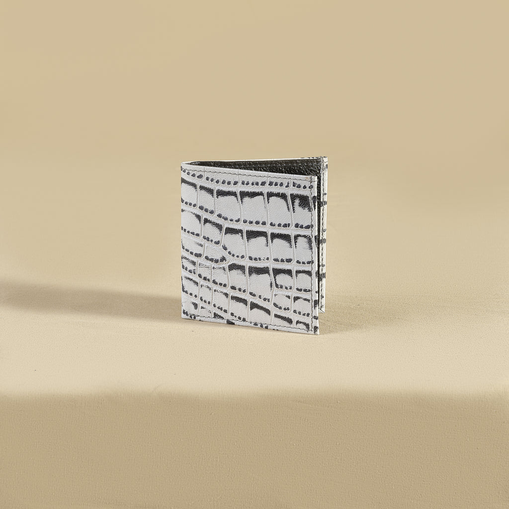 Monochrome Croco Thin Wallet