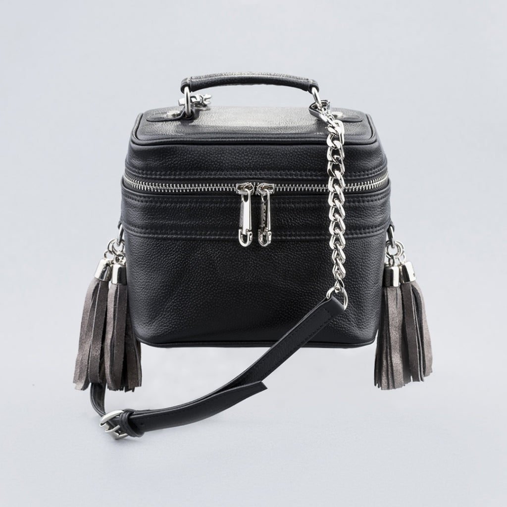 Cube Crossbody Bag (Black)