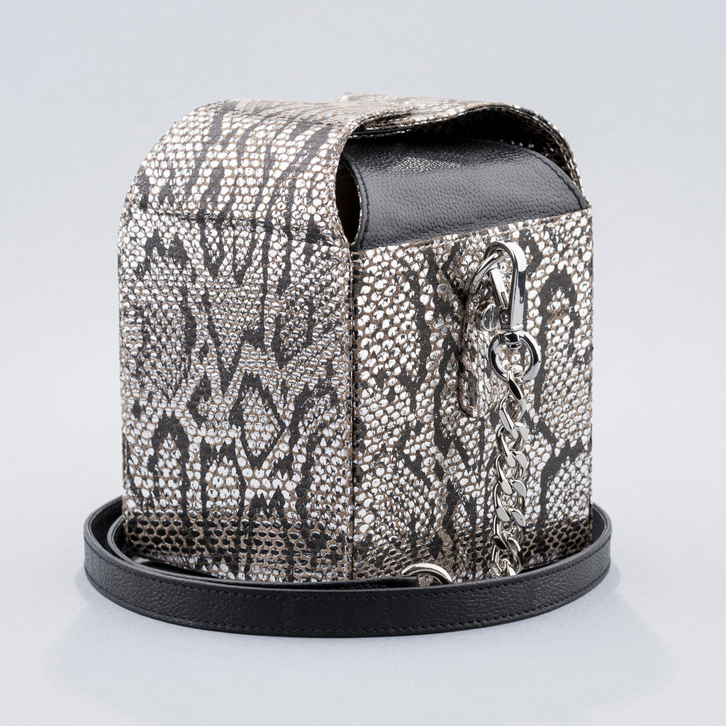 Juicebox Sling Bag (Silver and Black)