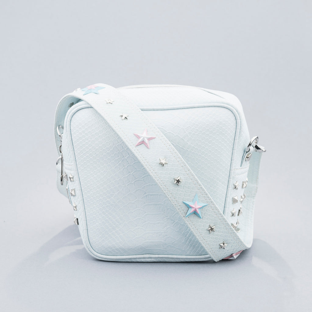 Brooklyn Traveller Crossbody Bag (Powder Blue)