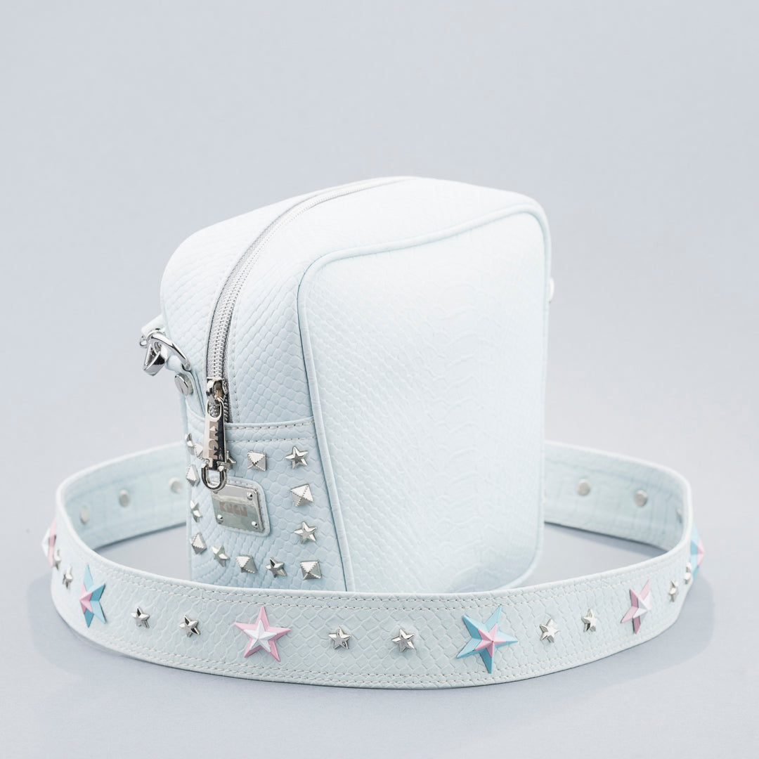 Brooklyn Traveller Crossbody Bag (Powder Blue)