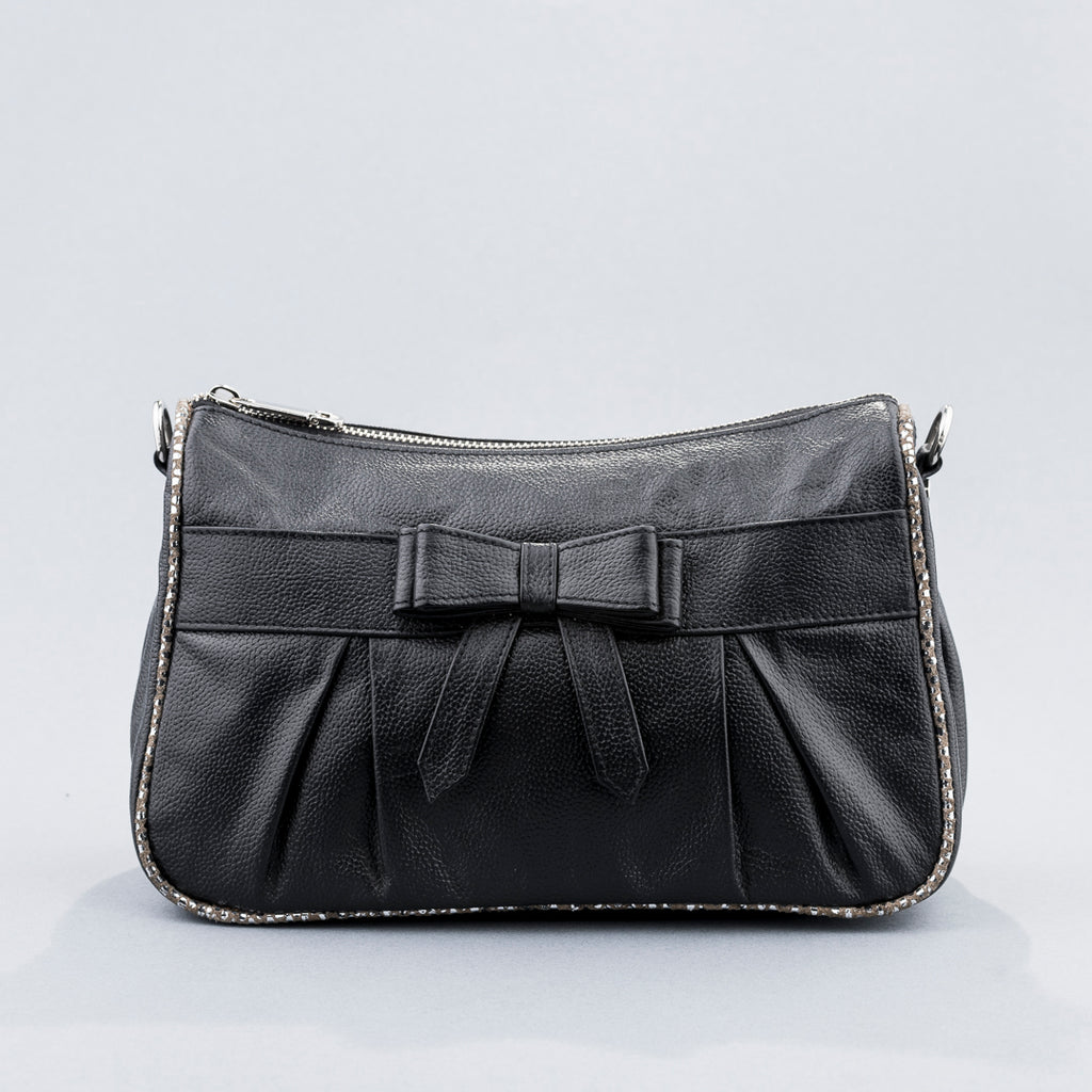Bow Bag Shoulder and Cross Body (Black)