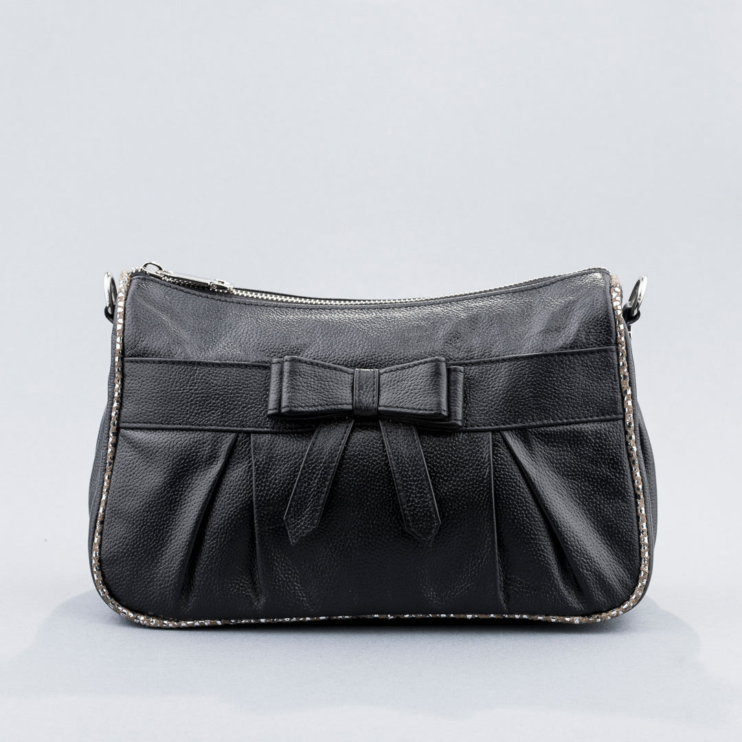 Bow Bag Shoulder and Cross Body (Black)