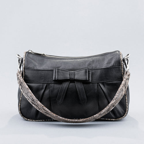 Bow Bag Shoulder and Cross Body (Black)