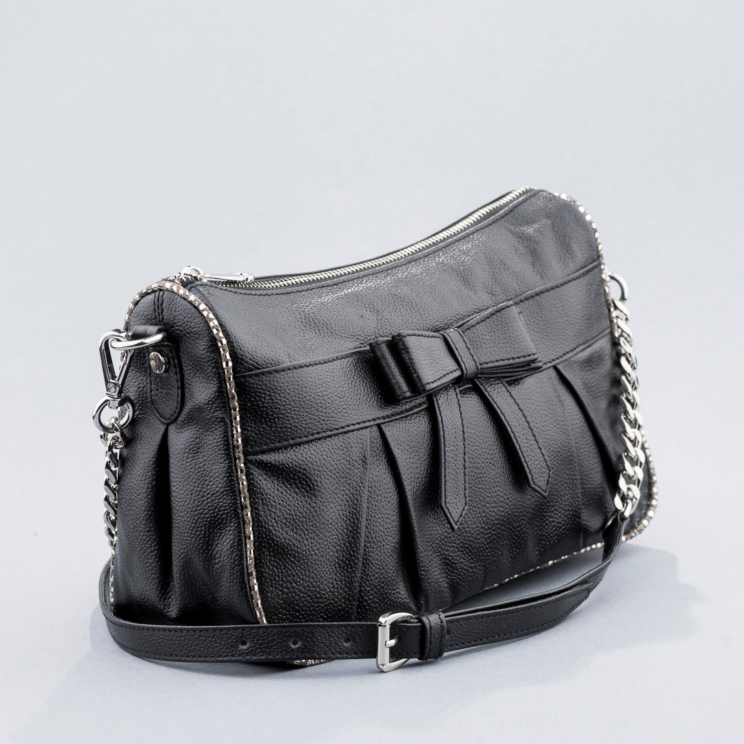Bow Bag Shoulder and Cross Body (Black)