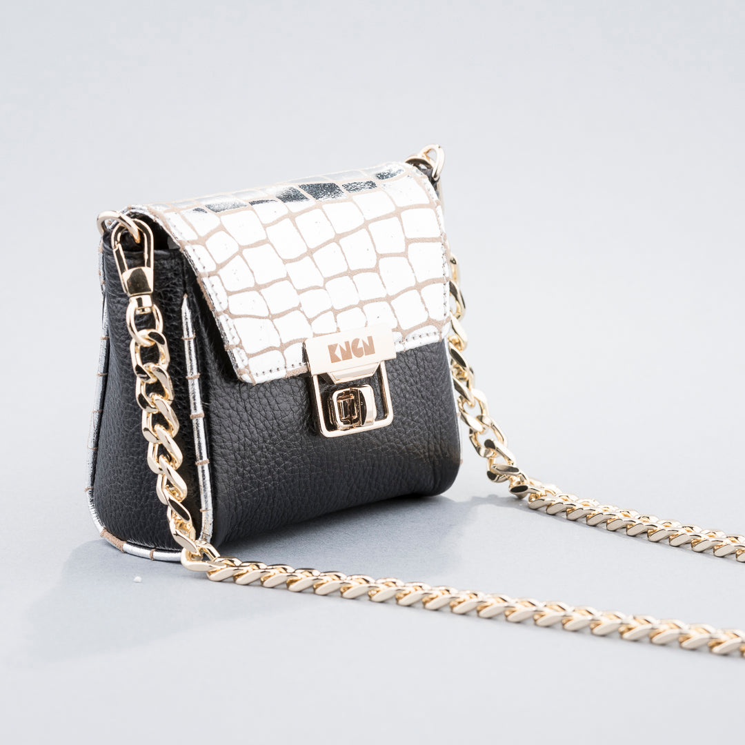 Mini Me Crossbody Bag (Silver)