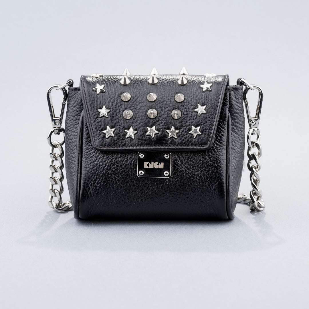Punk Mini Me Crossbody Bag (Black)