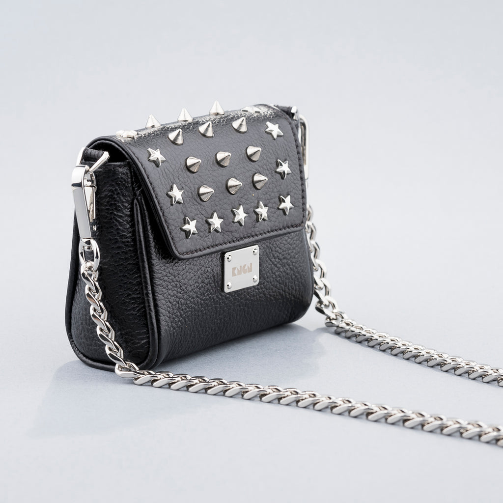 Punk Mini Me Crossbody Bag (Black)