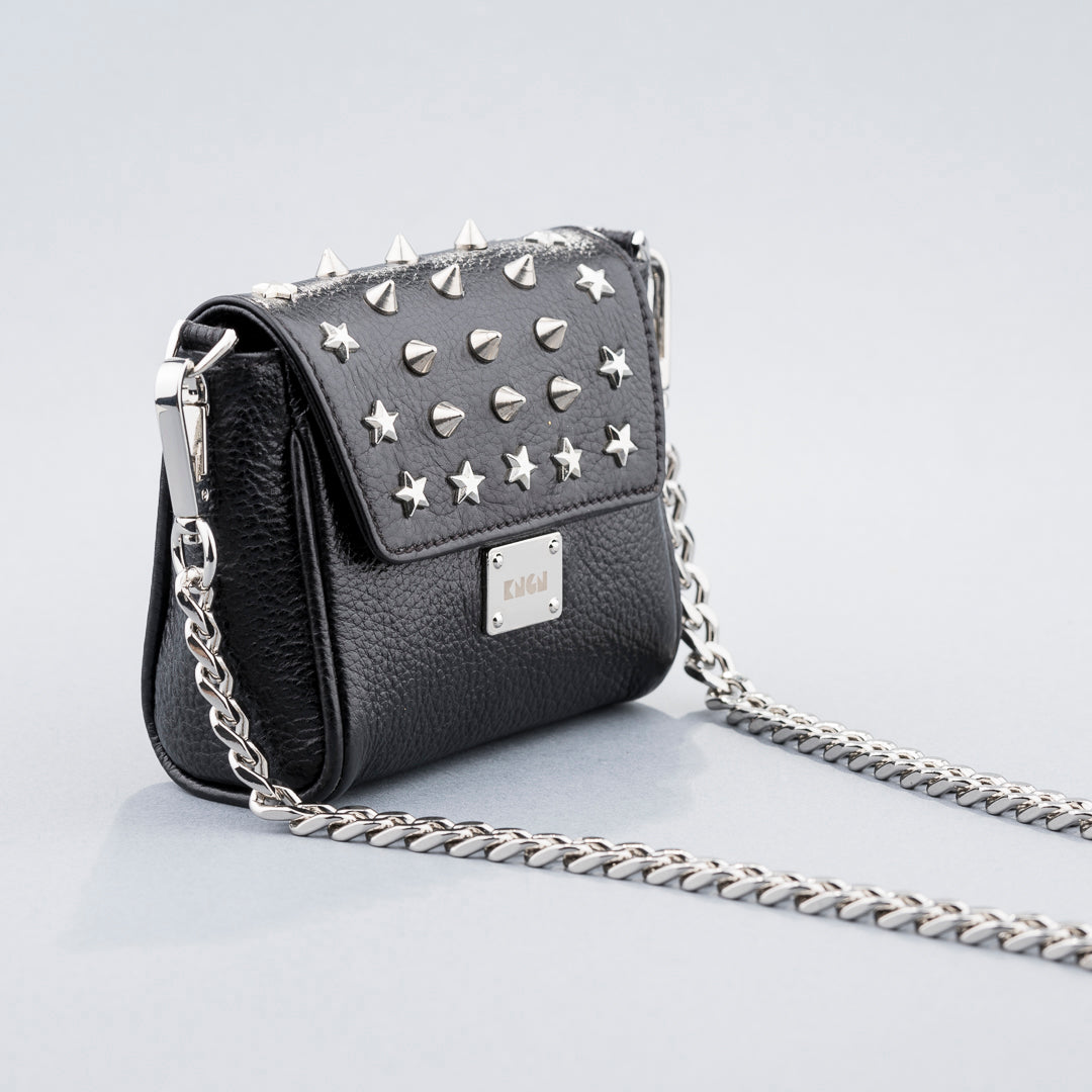 Punk Mini Me Crossbody Bag (Black)