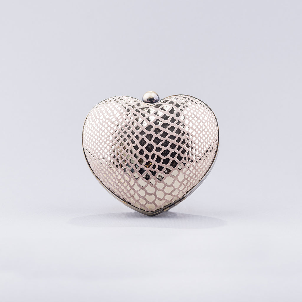 Heart Clutch (Gold and Emerald Green)