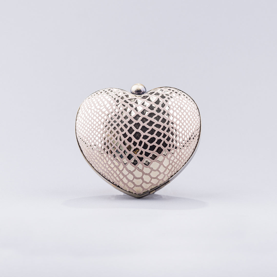 Heart Clutch (Gold and Emerald Green)