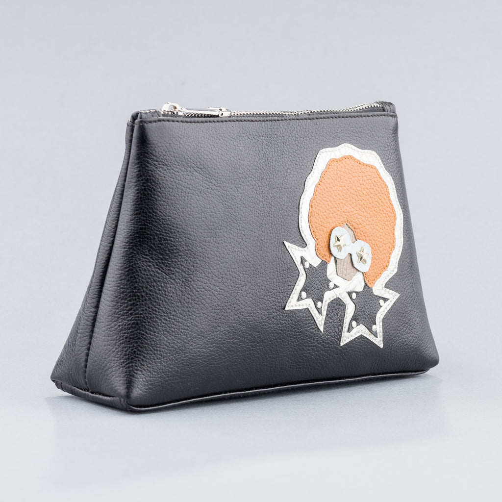Discohead Triangle Pouch (Black)