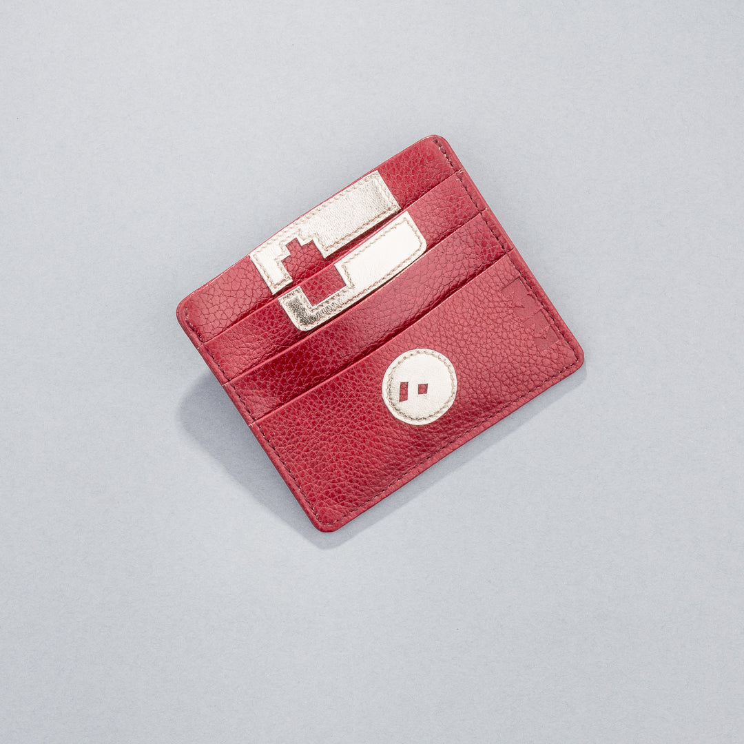 Red Floppy Card Holder