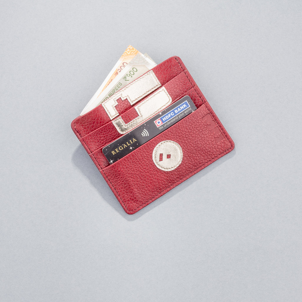 Red Floppy Card Holder