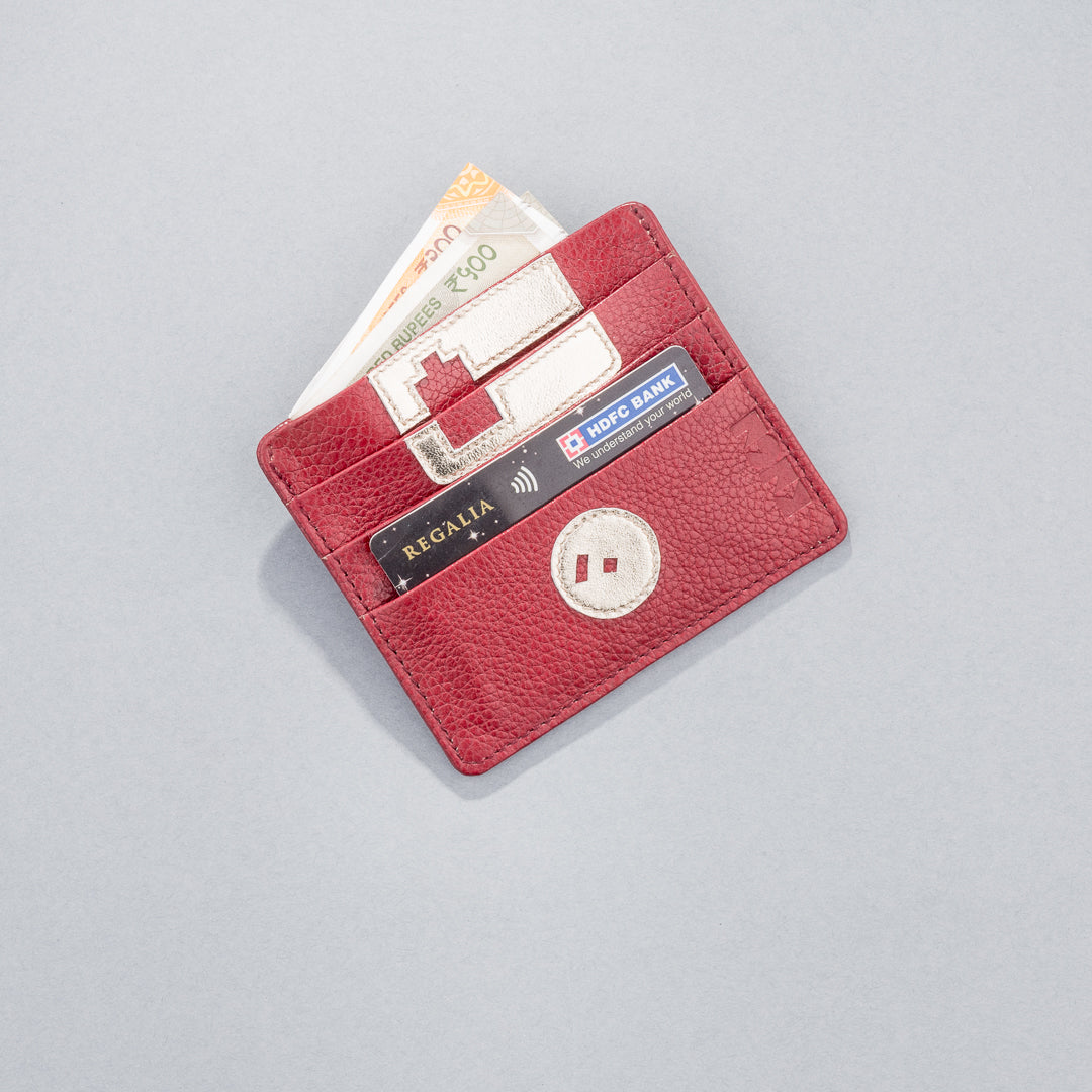 Red Floppy Card Holder