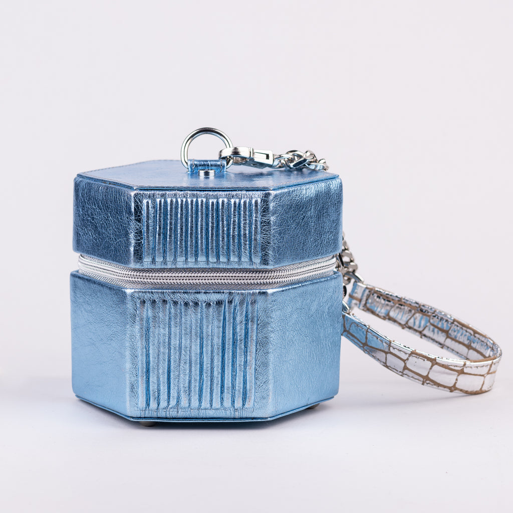 Katachi Hexagon Bag ( Ice Blue)