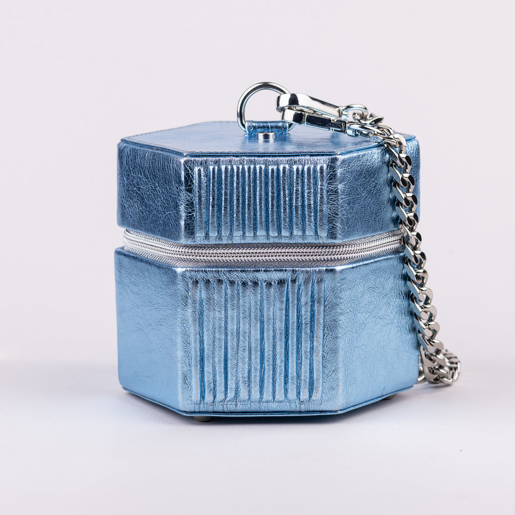 Katachi Hexagon Bag ( Ice Blue)