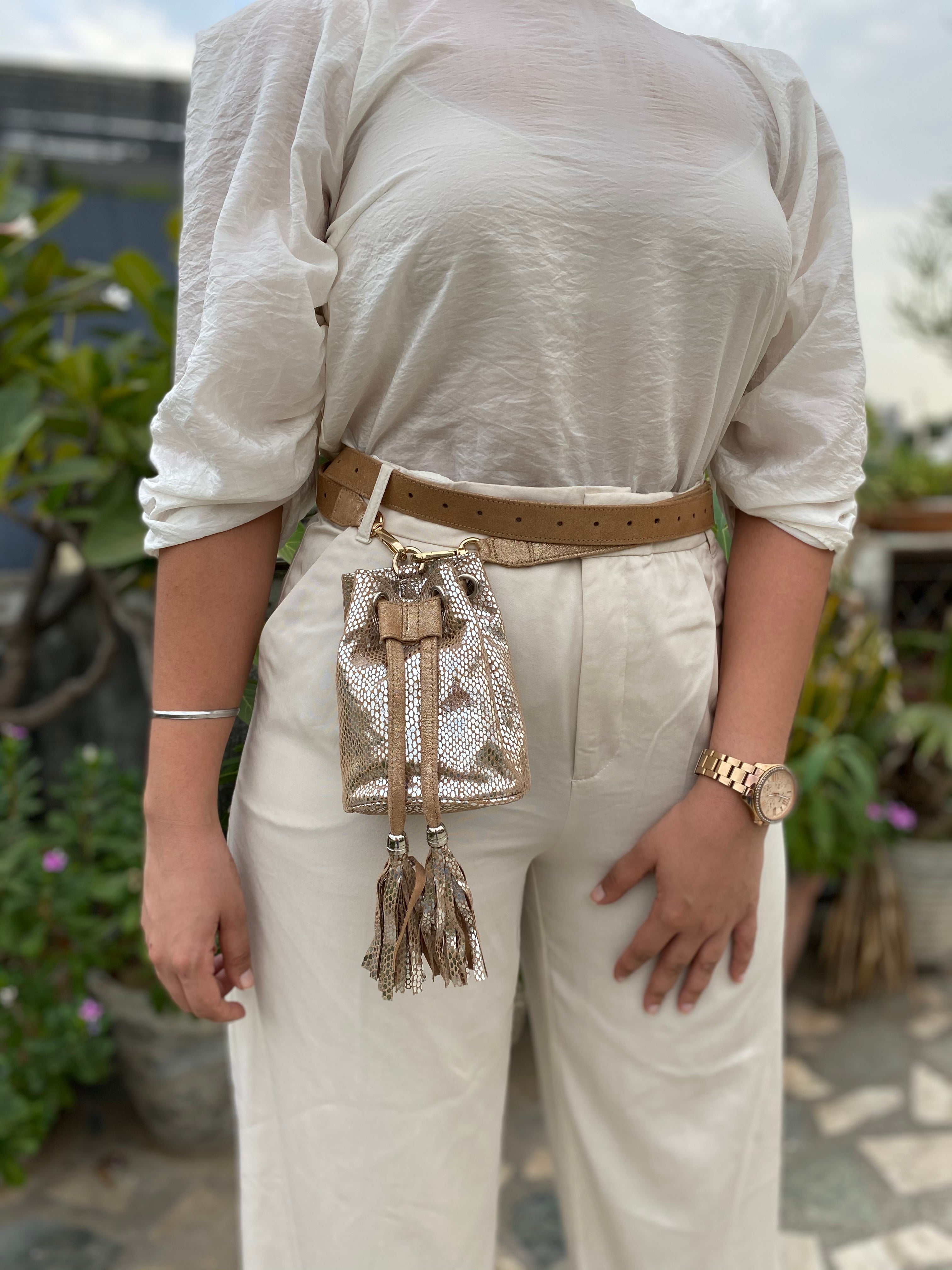 Doki Doki Belt Bag (Gold)